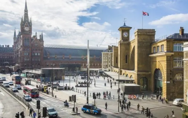 Pubs in Kings Cross. Kings Cross and St Pancras Station.