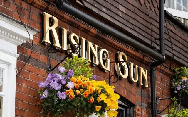 The Rising Sun Pub in Willesden Green