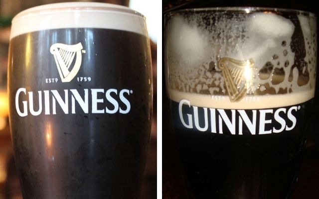 Beer Lacing Head on a Guinness