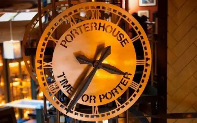 Porterhosue Pub Covent Garden Clock Over Bar