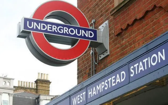 Pubs in West Hampstead - West Hampstead Tube Station Signs